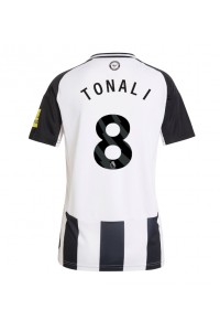 Newcastle United Sandro Tonali #8 Jalkapallovaatteet Naisten Kotipaita 2024-25 Lyhythihainen